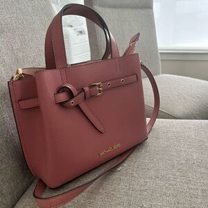 Emilia Small Pebbled Leather Satchel